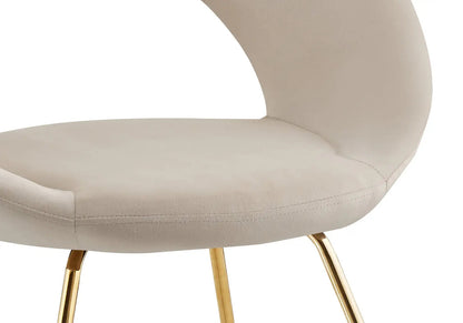 Lot de 4 chaises en beige dossier ajouré | Dialex