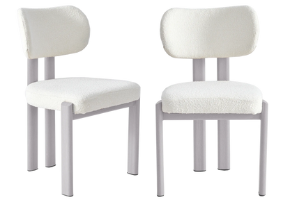 Ensemble table ovale travertin et chaises | Zivo
