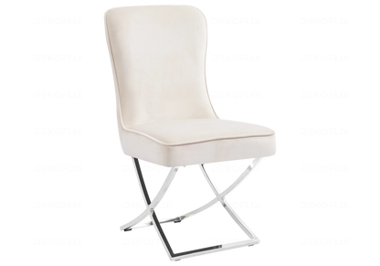 Lot de 2 chaises en beige avec anneau | Zenix