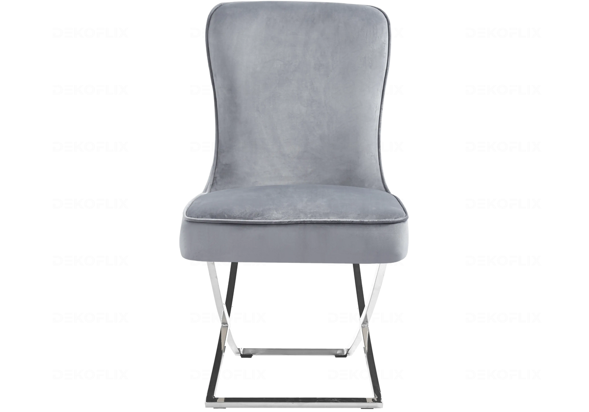 Chaises en gris argenté avec anneau | Zenix