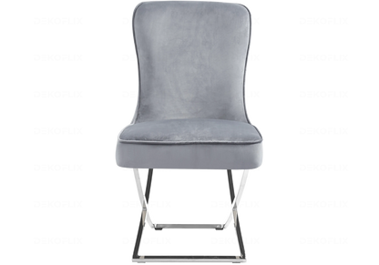 Chaises en gris argenté avec anneau | Zenix