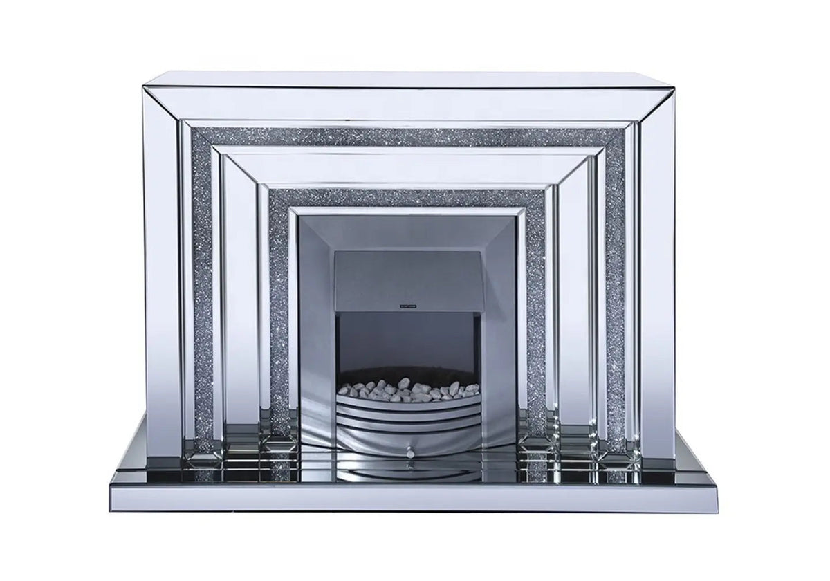 Cheminée électrique design avec façade miroir | Solen