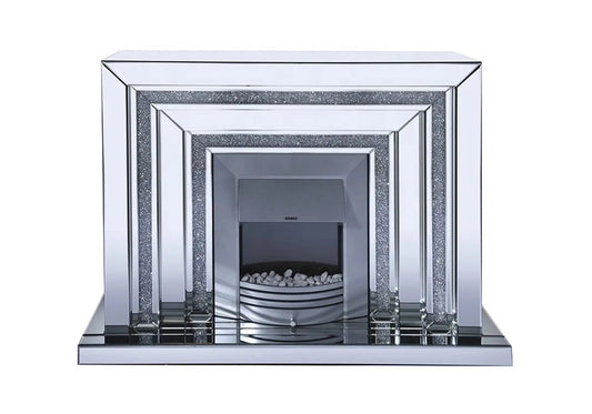 Cheminée électrique design avec façade miroir | Solen