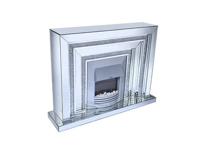 Cheminée électrique design avec façade miroir | Solen