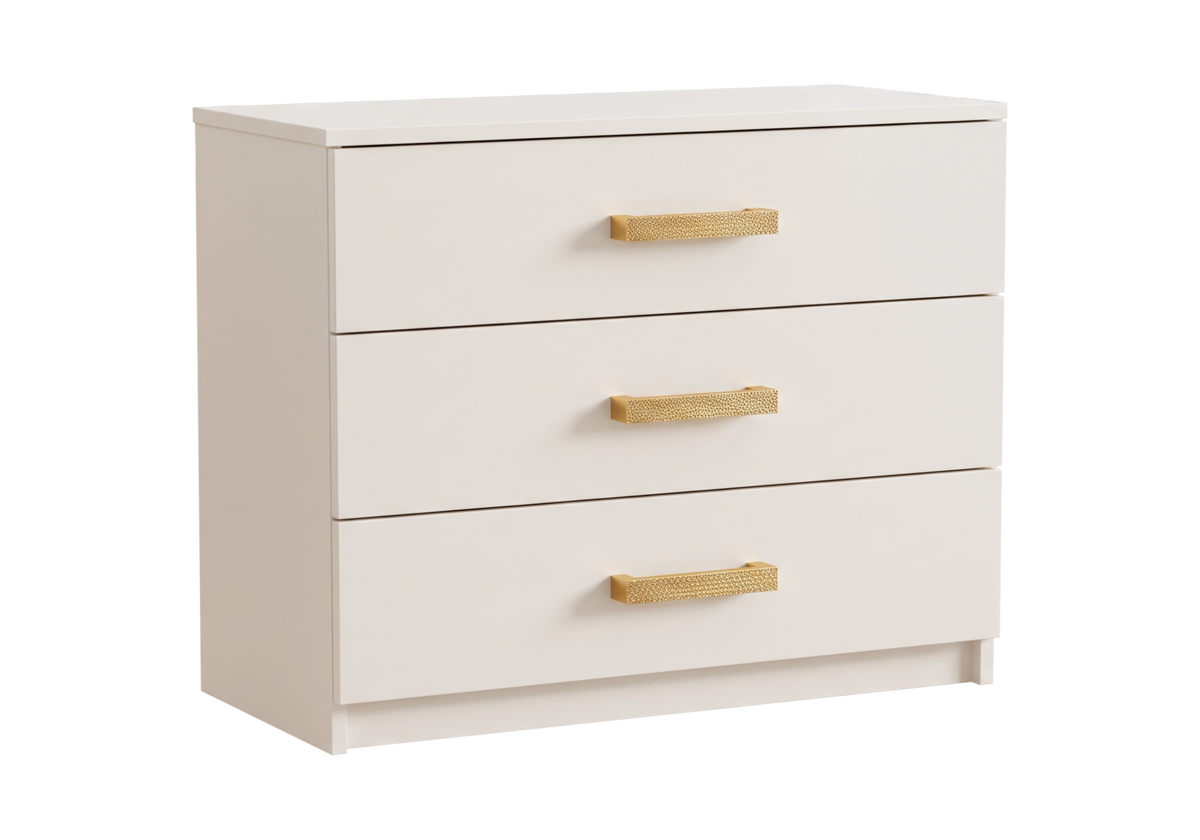 Chambre enfant lit coffre armoire 160 beige | Polo