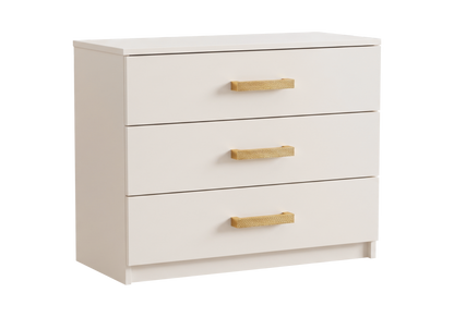 Chambre enfant lit coffre armoire 160 beige | Polo