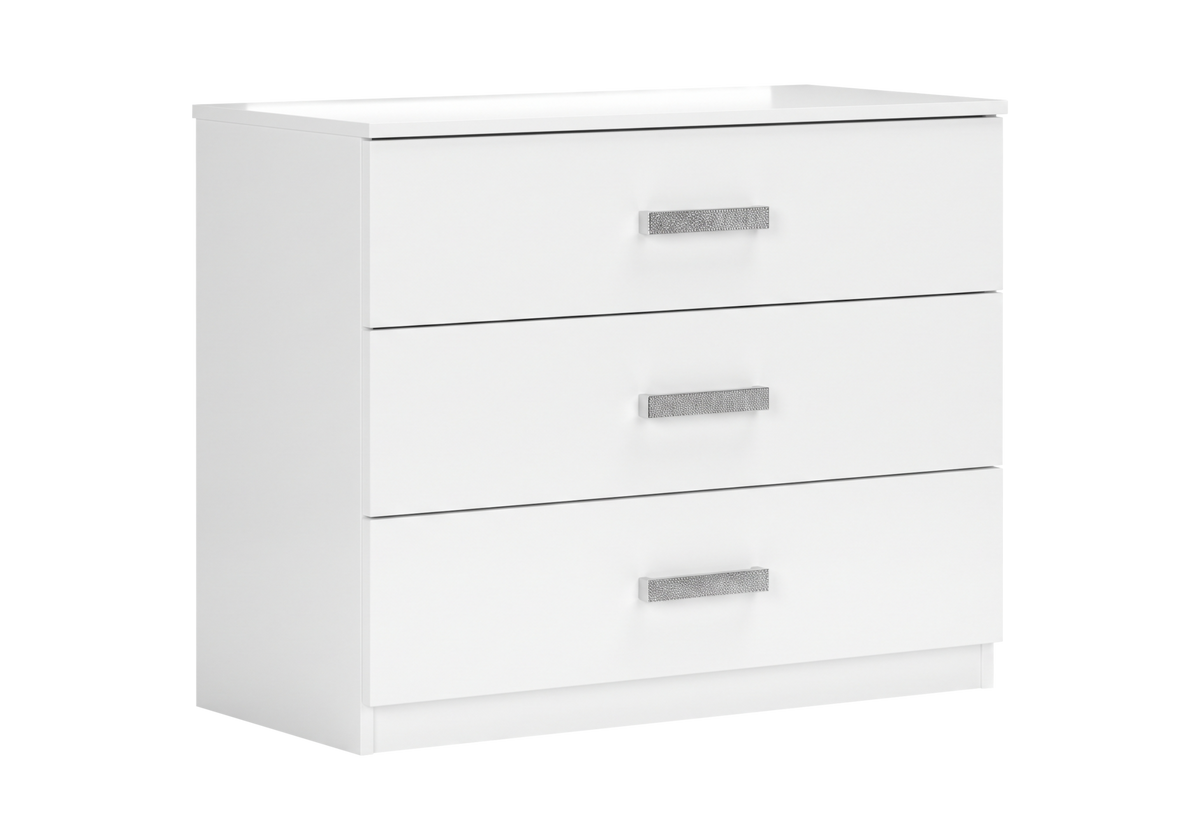 Chambre enfant lit coffre armoire 160 blanc | Palazzo