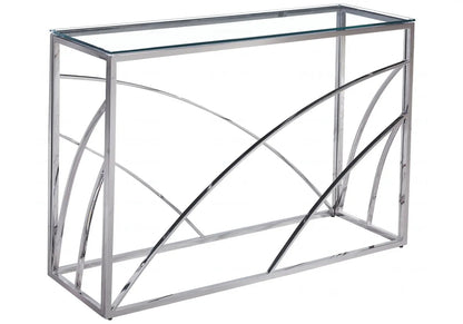 Console design verre trempé salon et entrée | Kibo