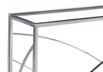 Console design verre trempé salon et entrée | Kibo