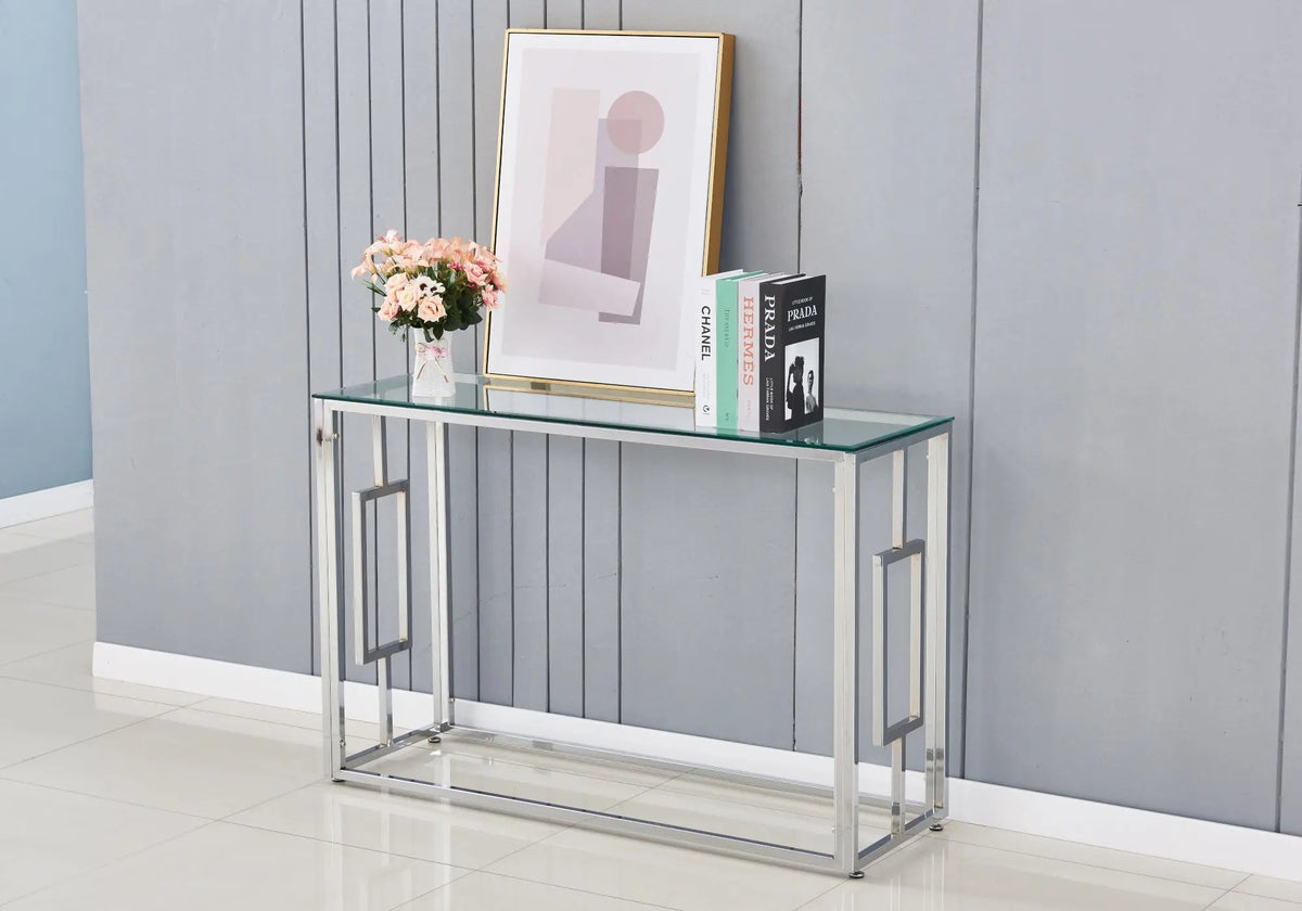 Console verre trempé pour salon et chambre | Zelix