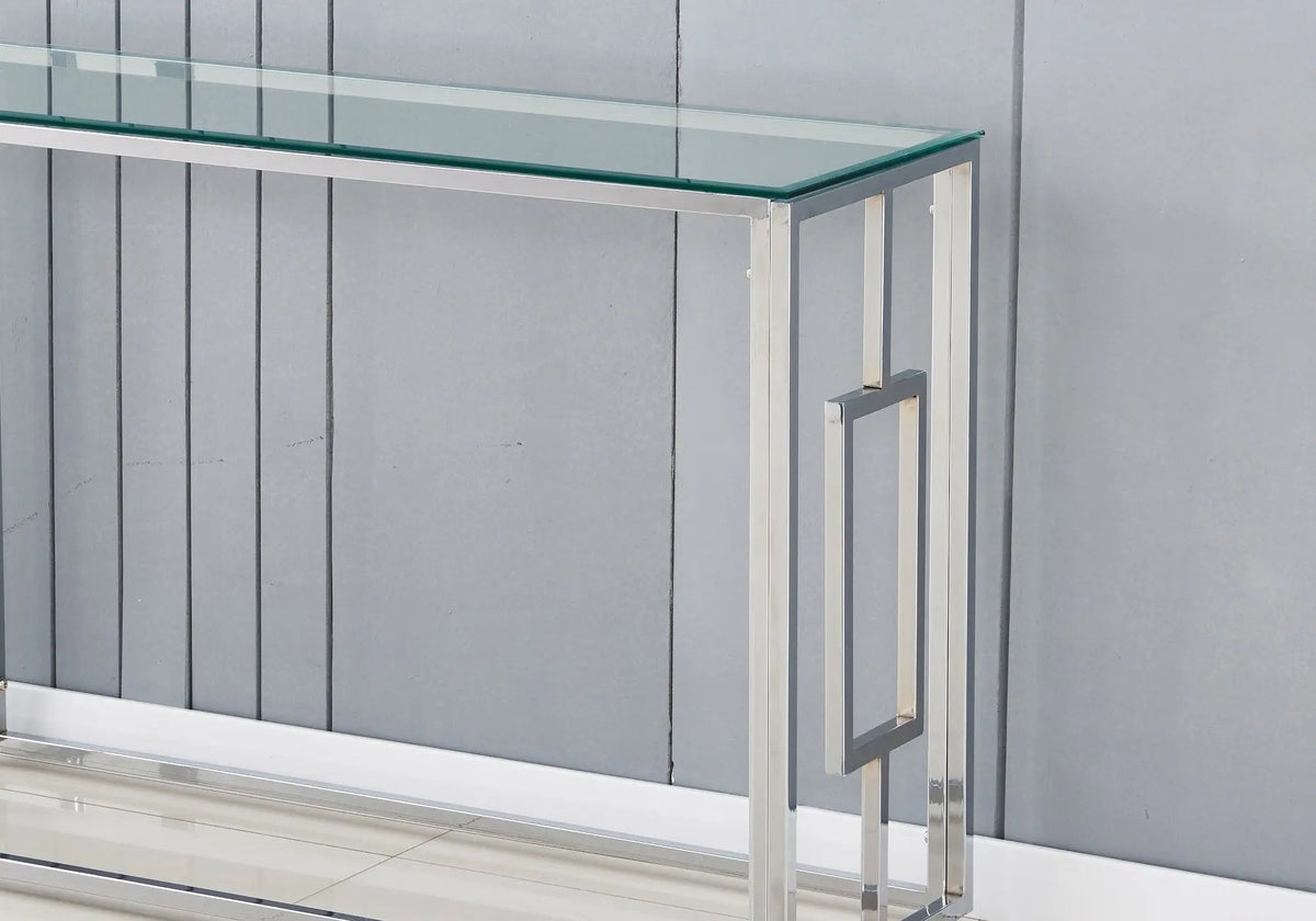 Console verre trempé pour salon et chambre | Zelix