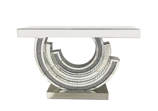 Console miroir design diamant contemporaine | Solen