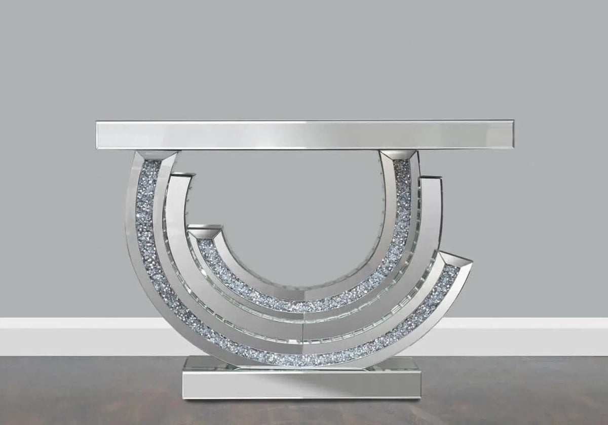 Console miroir design diamant contemporaine | Solen