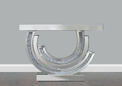 Console miroir design diamant contemporaine | Solen