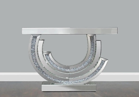Console miroir design diamant contemporaine | Solen