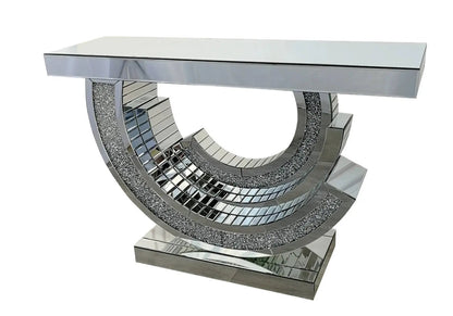 Console miroir design diamant contemporaine | Solen