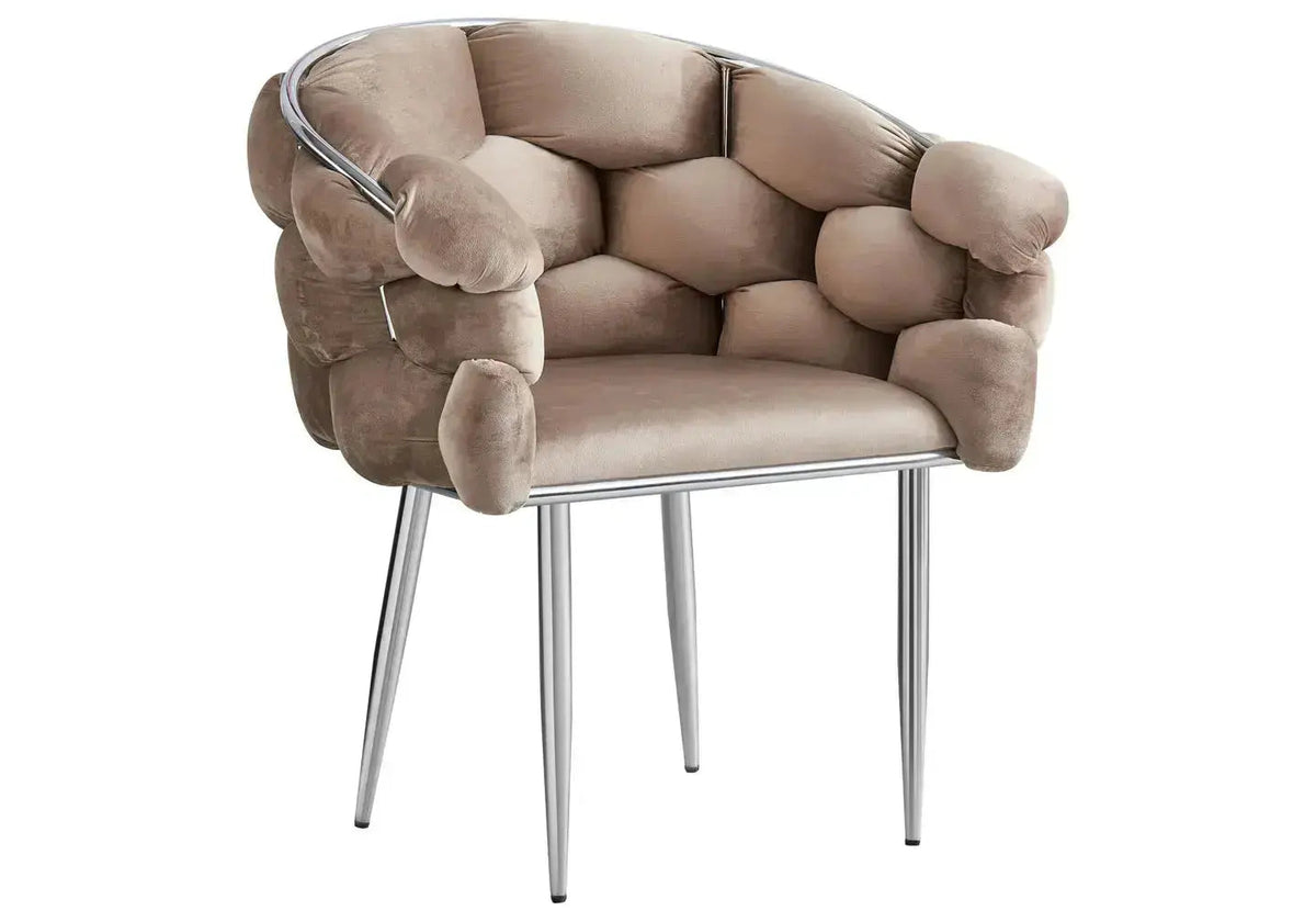 Ensemble table à manger marbre blanc et 4 chaises | Koda