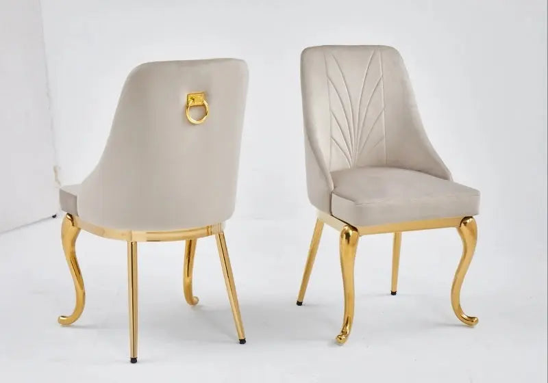 Ensemble table céramique marbre blanc et chaises | Zelix