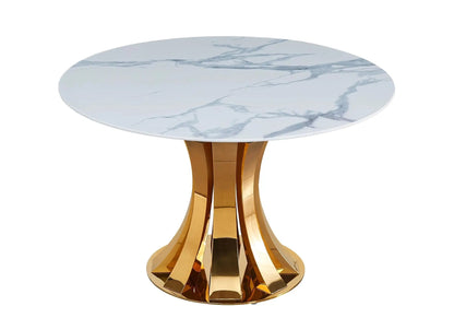 Ensemble table et chaises céramique effet marbre | Vexta