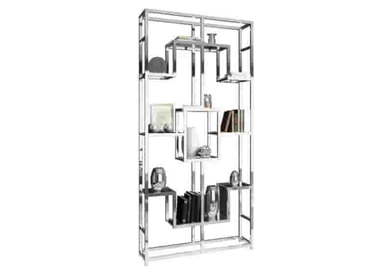 Étagère bibliothèque design verre pour salon | Kypo