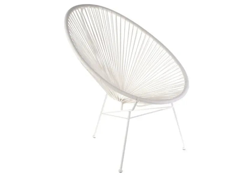 Fauteuil d'extérieur et d'intérieur design blanc | Zyra