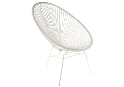 Fauteuil d'extérieur et d'intérieur design blanc | Zyra