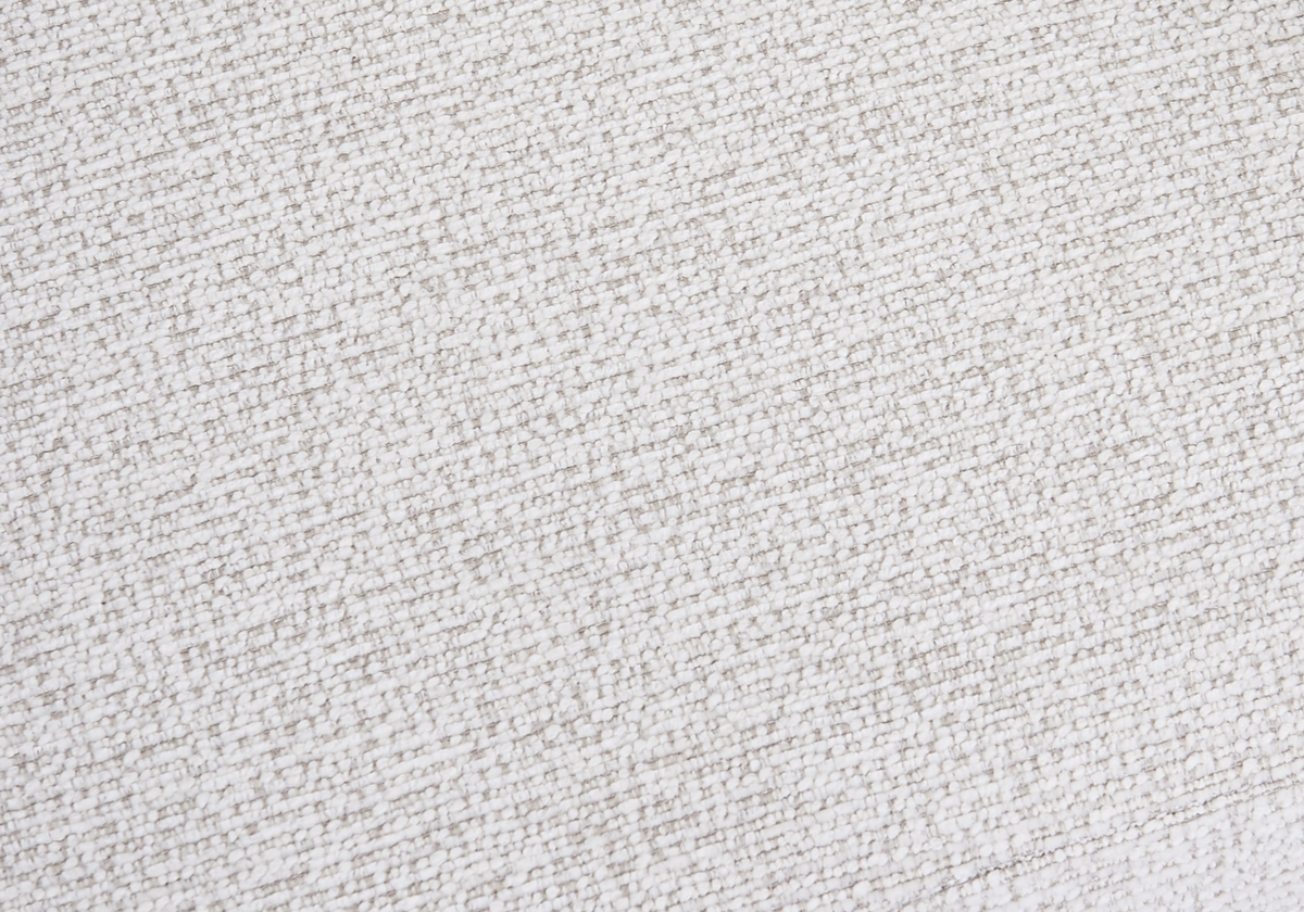 Fauteuil de table tissu chiné écru pieds noyer x4 | Vexta