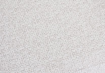 Fauteuil de table tissu chiné écru pieds noyer x4 | Vexta