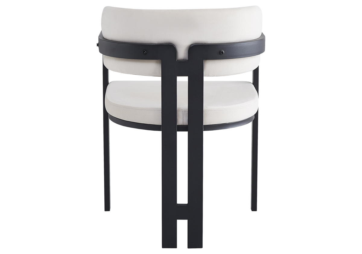 Lot de 2 fauteuils de table en beige | Vexta
