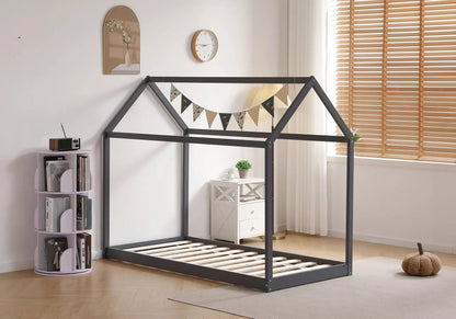 Lit cabane pour chambre d'enfant bois blanc | Kaelo