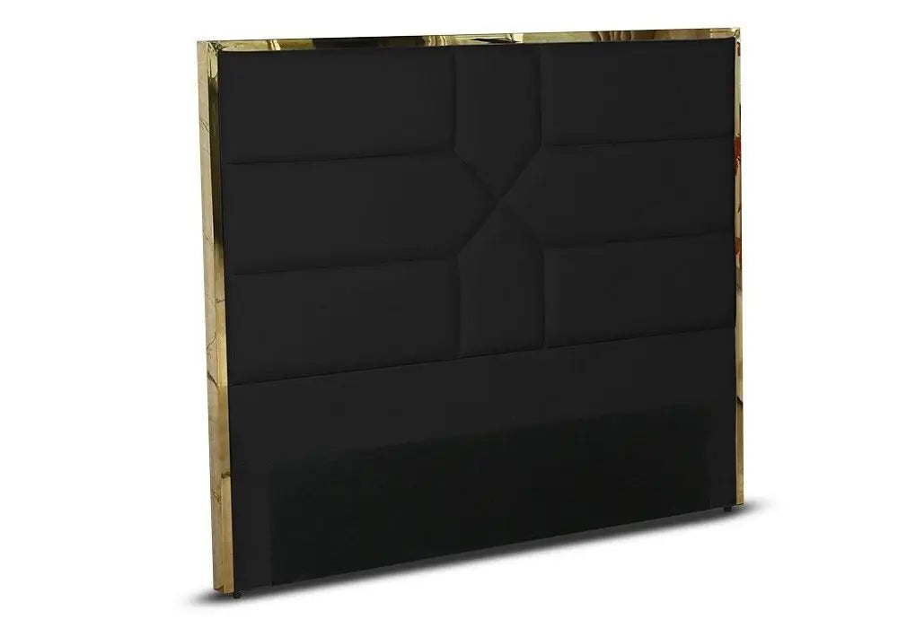 Lit design laiton noir avec espace de rangement | Taro