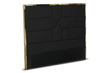 Lit design laiton noir avec espace de rangement | Taro