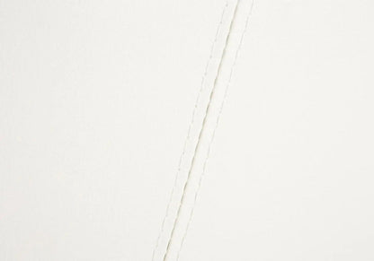 Lit double design moderne simili cuir blanc | Lido