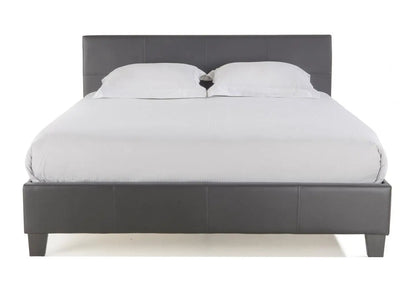 Lit double moderne et confortable simili gris | Lido