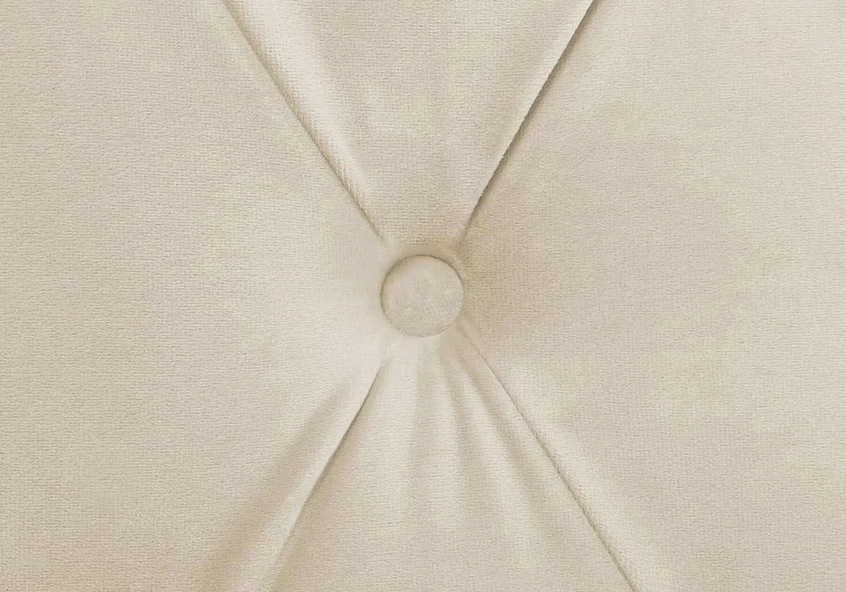 Lit double king size beige capitonné | Velar