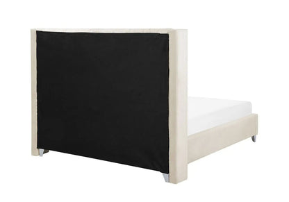 Lit double king size beige capitonné | Velar