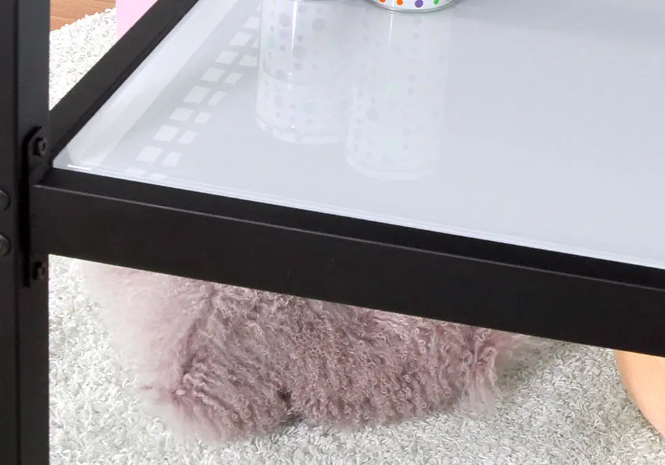 Lit mezzanine noir en métal pour enfant et ado | Zyro