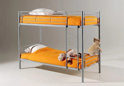 Lit superposé gris compact pour petite chambre | Vareo