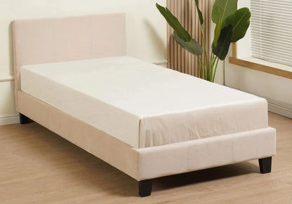 Lit en beige élégant et confortable | Kaelis