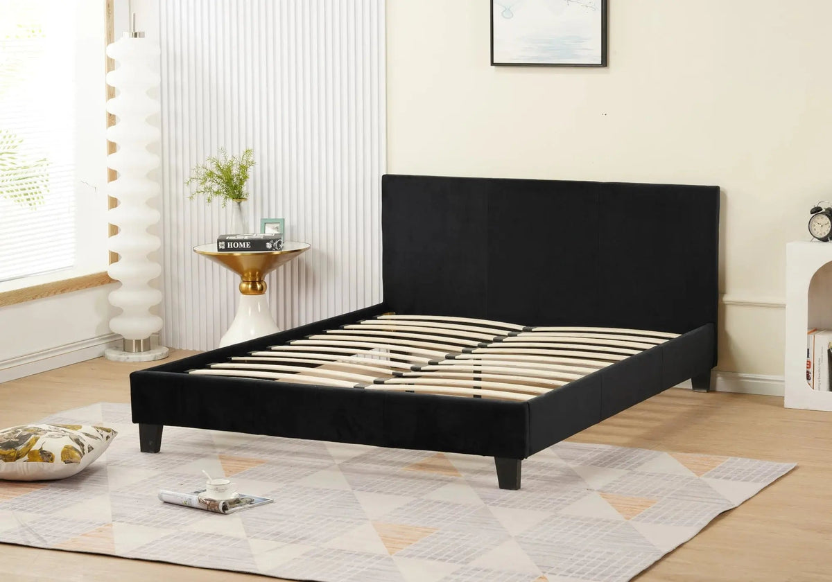 Lit en beige élégant et confortable | Kaelis