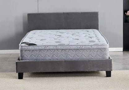 Lit en gris au style moderne et élégant | Klaro