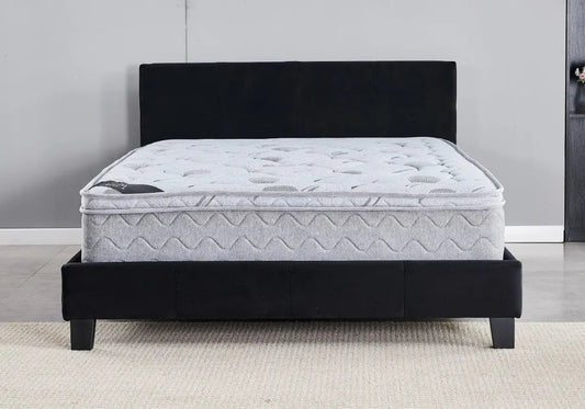 Lit design moderne en noir pour chambre | Klaro