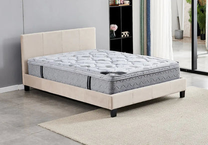 Lit en taupe moderne pour la chambre | Klaro