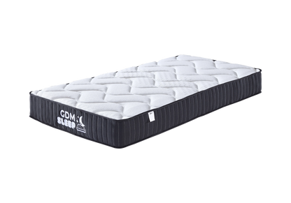 Ensemble lit coffre et matelas 1 place beige | Kova