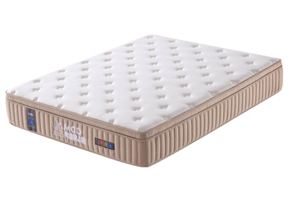Ensemble lit coffre chenille taupe et matelas | Nexa