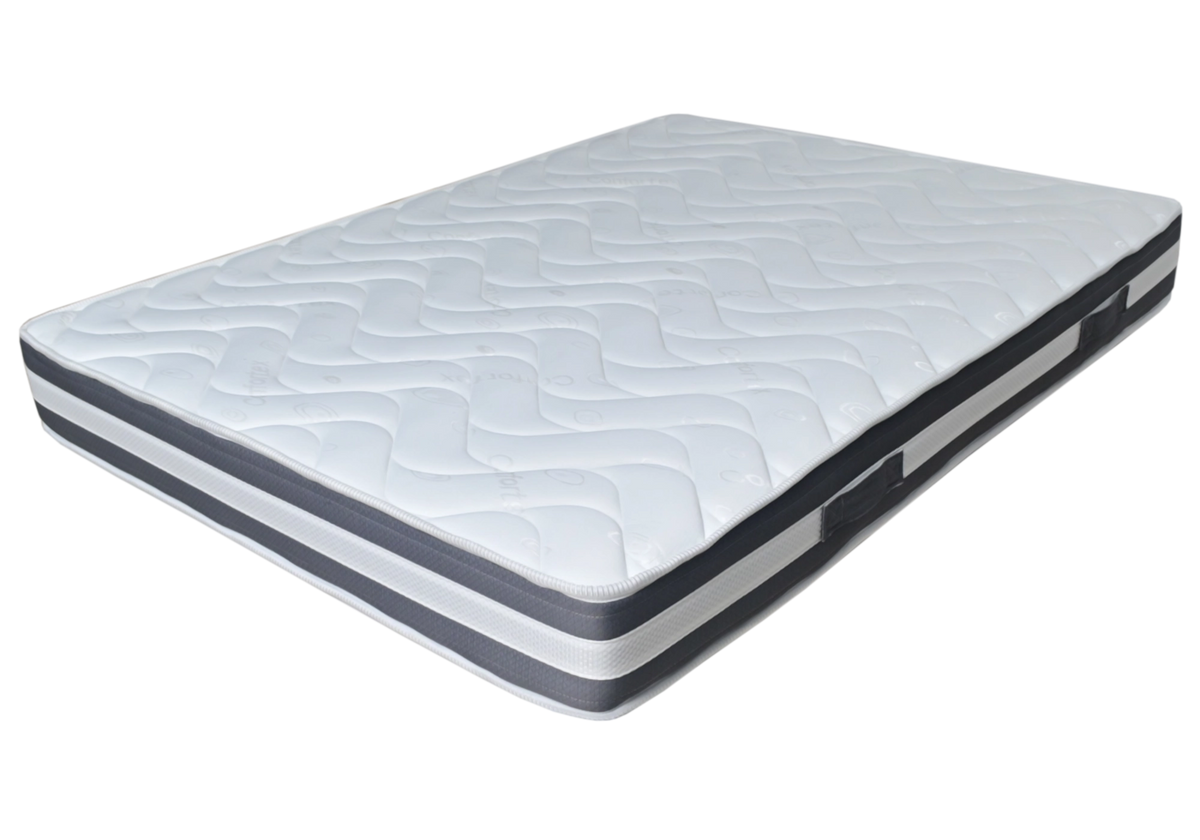 Matelas en mousse 20 cm au confort aéré et stable | Zelia