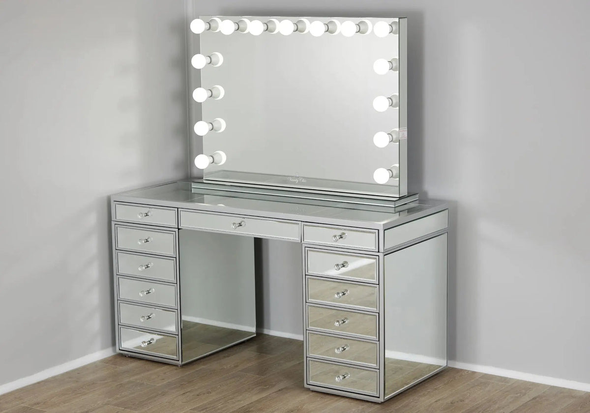 Miroir mural design led mp3 pour intérieur moderne | Nexa