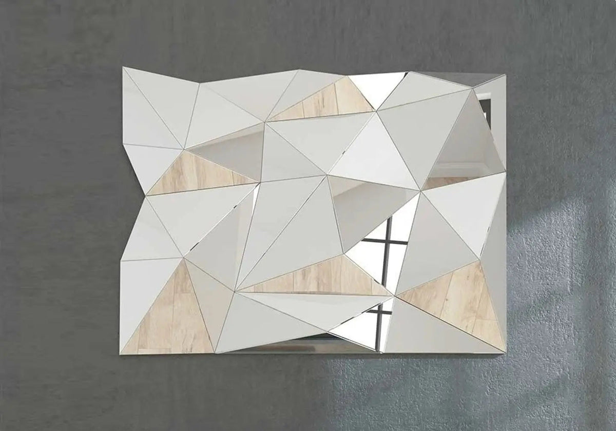 Miroir mural décoratif au design géométrique | Oria