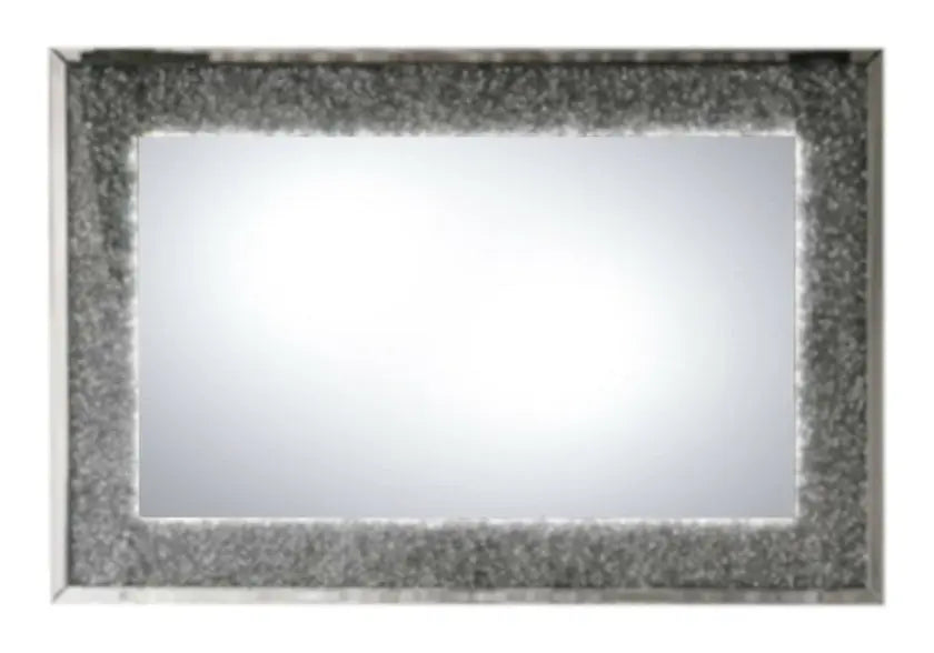 Miroir mural design led diamant contemporain | Solen