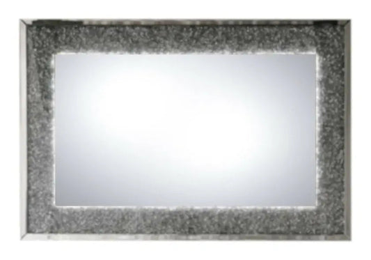 Miroir mural design led diamant contemporain | Solen
